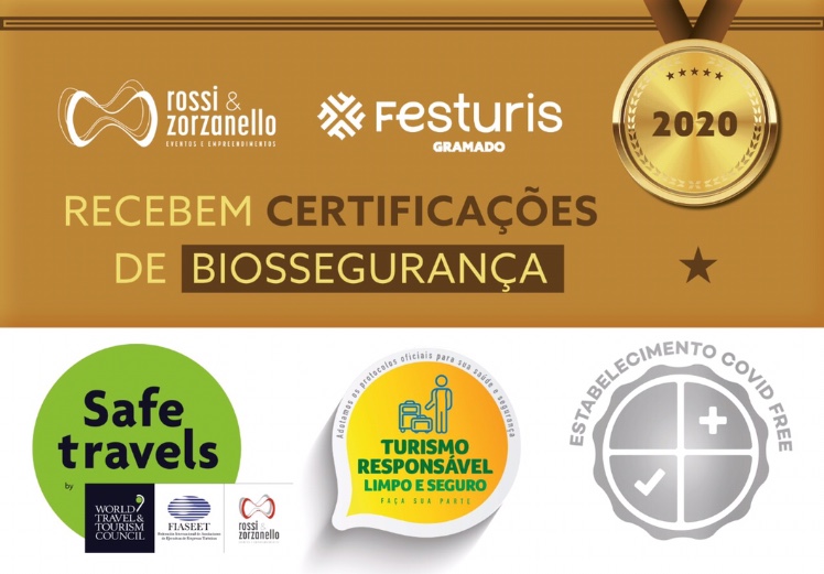 Certificações internacionais para Rossi & Zorzanello e Festuris Gramado