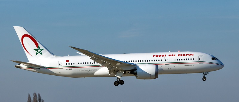 Boeing 787-8 Dreamliner da Royal Air Maroc será dedicado ao mercado brasileiro