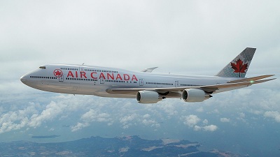 Air Canada reporta resultado recorde no tráfego de janeiro