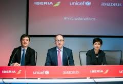 Primeiro ano do projeto de microdonativos de Amadeus, Iberia e UNICEF com bom resultados