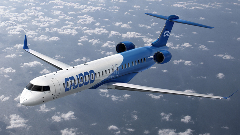 Bombardier e a Delta assinaram contrato de compra de 20 aeronaves CRJ900