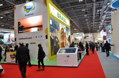 Estande do Brasil na WTM 2015 Estande do Brasil na WTM tem 61 co-expositores