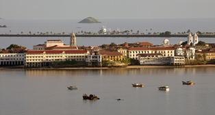 Parte Velha da cidade Começou no Panamá a Centroamérica Travel Market