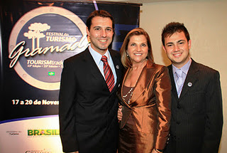 Diretores Eduardo Zorzanello, Marta Rossi e Marcus Rossi estão à frente do Festuris Panamá e Colômbia com boa representação no Festival do Turismo de Gramado