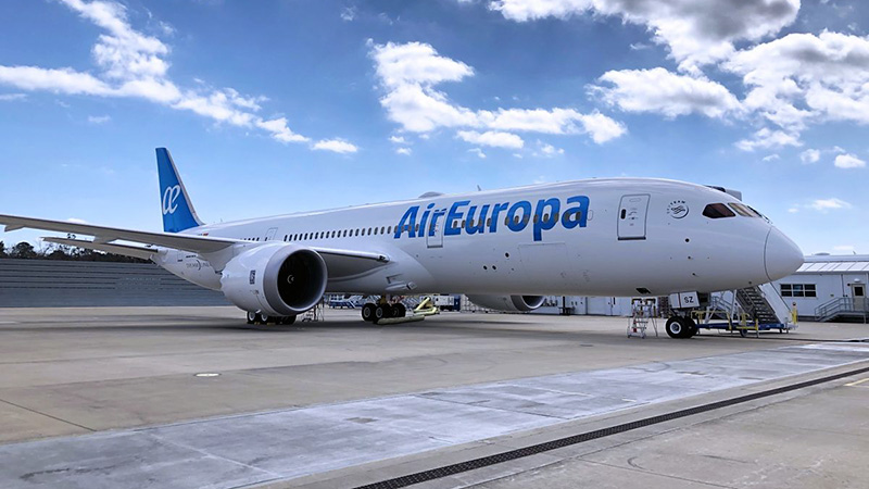 Air Europa amplia a sua frota de longo curso a 27 Dreamliners