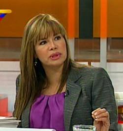 Elsa Gutierrez, ministra do Transporte Aéreo e Aquático Garantir o fluxo de viajantes nacionais e internacionais é uma prioridade na Venezuela