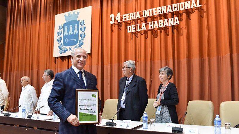 Grupo Excelências recebe prêmio em encerramento da Feira Internacional de Havana 2016   