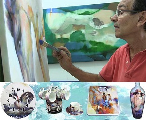 Março, mês do aniversário de Ernesto García Peña, artista cubano da plástica, parte do projeto Arte em Casa de Artex.