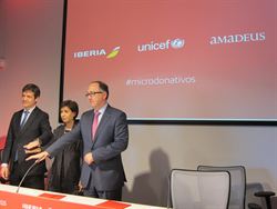 Ibéria, pioneira no projeto global de micro donativos junto com Amadeus e UNICEF  