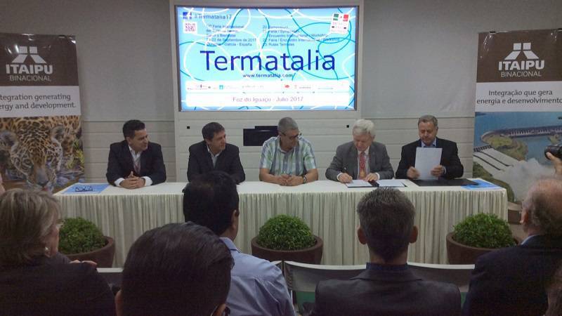 Assinado o convênio para celebrar Termatalia Brasil 2018