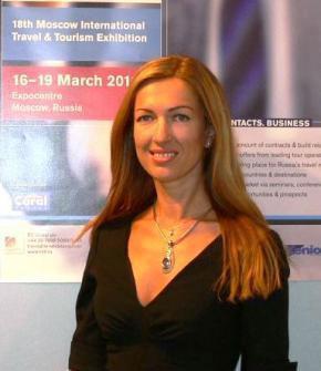 María Badakah, diretora de MITT Entrevista a María Badakh, diretora de Moscow International Exhibition Travel & Tourism (MITT)