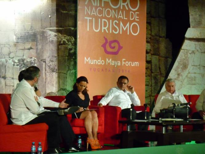 Inauguraram em Mérida, Yucatán, XII edição do Foro Nacional de Turismo Mundo Maya.