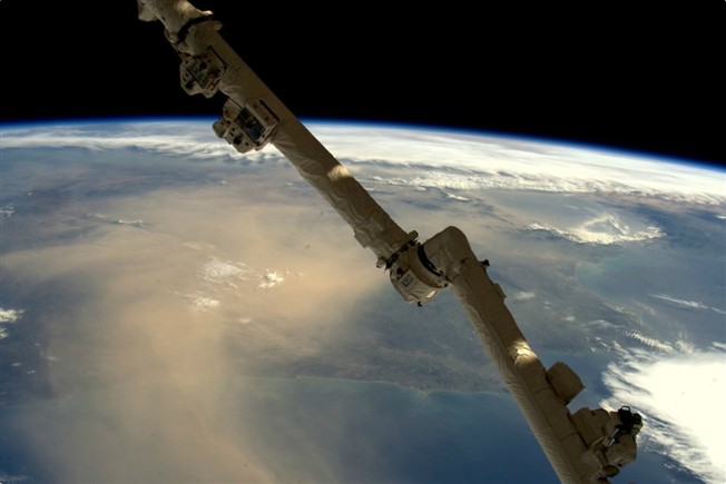 Astronauta fotografou nuvem de poeira sobre Portugal