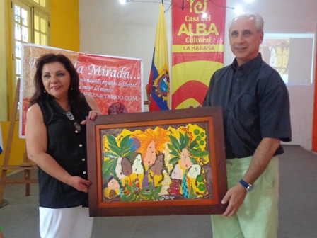 Recebe Grupo Excelencias arte do Equador