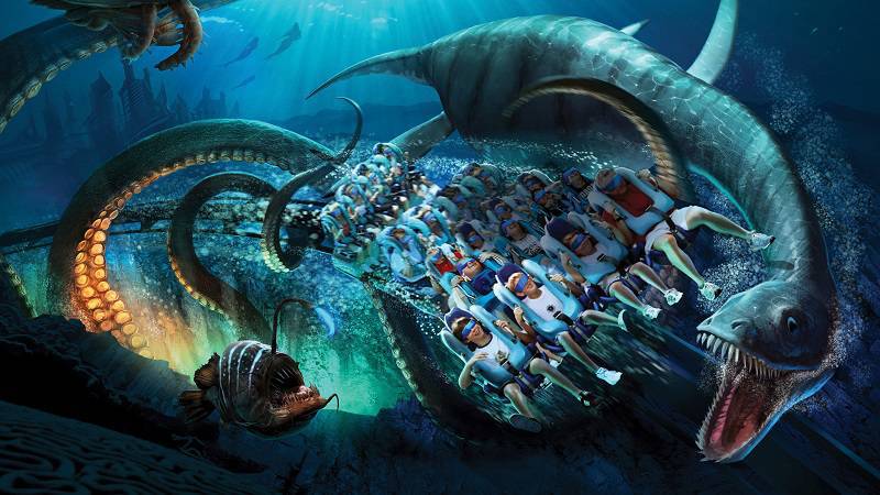 Kraken do SeaWorld se transformará na Kraken Unleashed