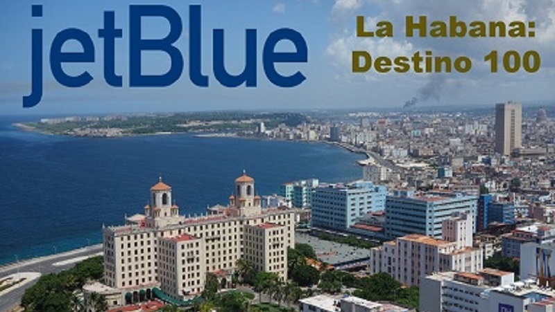 Havana é o destino 100 da Jet Blue
