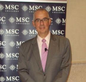 Emiliano González, diretor geral da MSC Cruceros