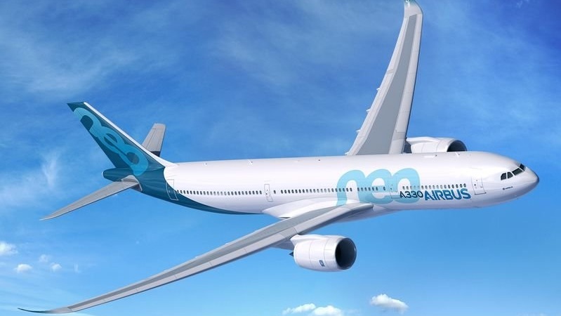 Airbus lança seu novo avião de rádio longo, o A330neo     