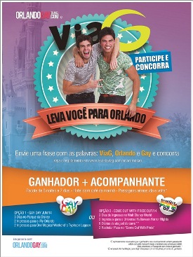 Concurso ViaG e Orlando Gay Travel levam leitor aos EUA